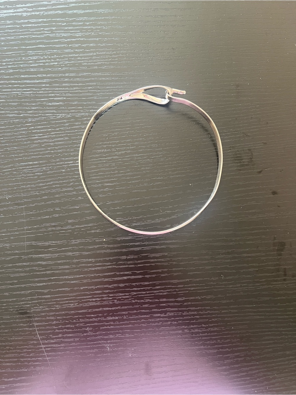 Elegant Sterling Silver Hook-Closure Necklace - Silver